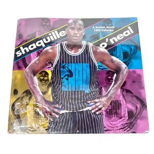 Vintage Shaquille O'Neal 1995 Calendar Orlando Magic NBA 16 Month New